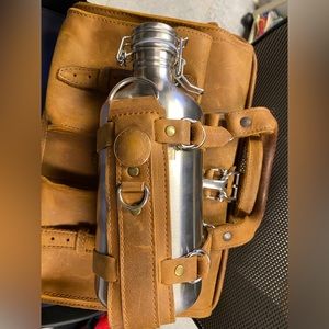 Klein Kanteen modified by Men O Werro fits Saddleback Briefcase